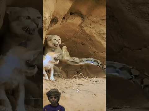 الدفاعات الخفية في عالم القطط نتيجة مذهل#shorts