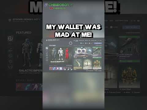 My Wallet Hates Destiny 2 Eververse! #destiny2 #destiny #funny