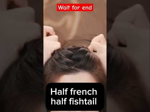 Give this hairstyle a try ✨🫶 #coquette #shortsfeed #shorts #hairtok #frenchbraid #fishtailbraid #diy