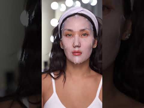 Damn these masks are a pain, they never fit the shape,how did I learn to do this,#makeup #facemakeup