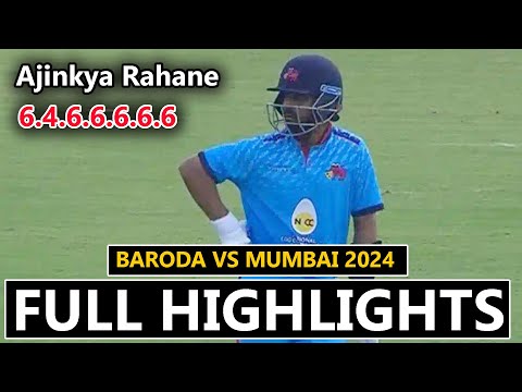 Full Highlights 1st Semi Final Match Mumbai Vs Baroda Highlights 2024 ||  Syed Mushtaq Ali Trophy