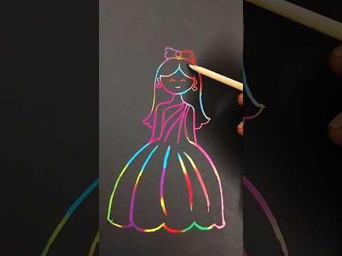 Barbie drawing | Girl drawing easy #barbiedrawing #shortsfeed
