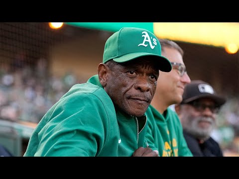 Hall of Famer Rickey Henderson, baseball's stolen base king, has died at 65