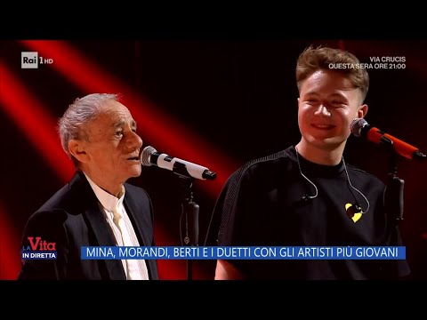 Mina, Morandi, Berti e i duetti con gli artisti più giovani - La Vita in diretta - 29/03/2024