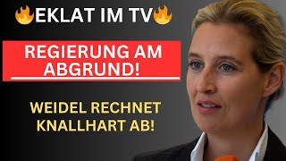 🚨BRISANT!🚨 ALICE WEIDEL RECHNET KNALLHART AB!  DIE GRÖ?TEN FEHLER DER BISHERIGEN REGIERUNG!🚨