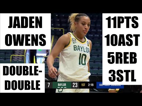 Jaden Owens Drops ANOTHER Double-Double In Win! | #21 Baylor Lady Bears
