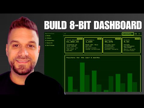 Building a Complete Retro Dashboard (Next.js + Shadcn + 8bitcn)