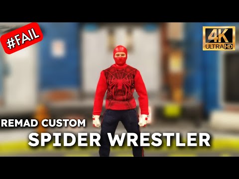 Remad Custom Spider Wrestler 1/12 action figure Unboxing REVIEW #mezco #spiderman #marvel #spider