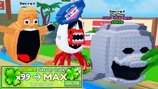 I BOUGHT 99X SERVER LUCK AND BROKE THE GAME IN STEAL A FISH