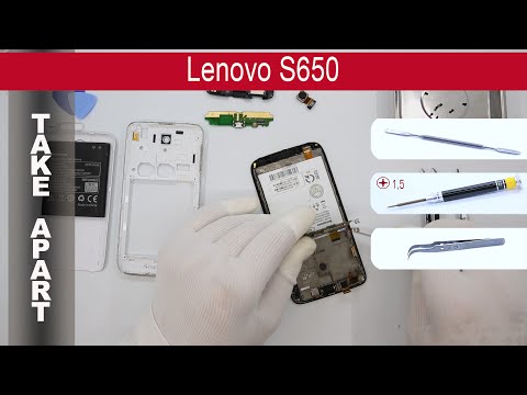 (ENGLISH) How to disassemble 📱 Lenovo S650, Take Apart, Tutorial