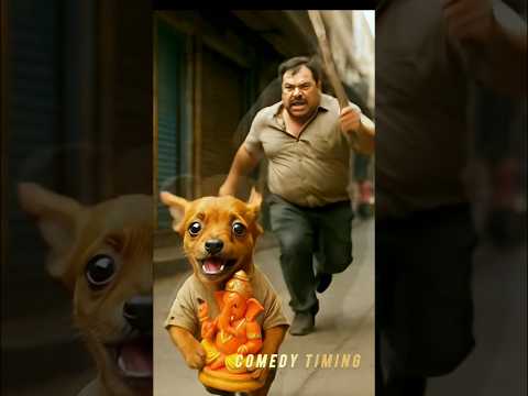 The poor puppy didn’t have ganesh ji’s statue so, his rich friends making fun of him #animahal