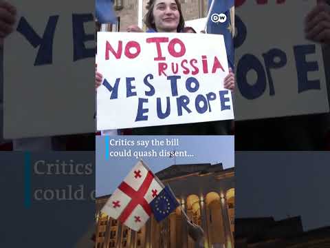 Georgia lawmakers brawl over "foreign agent" bill | DW News