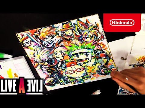 LIVE A LIVE - Sketch by Designer Naoki Ikushima - Nintendo Switch