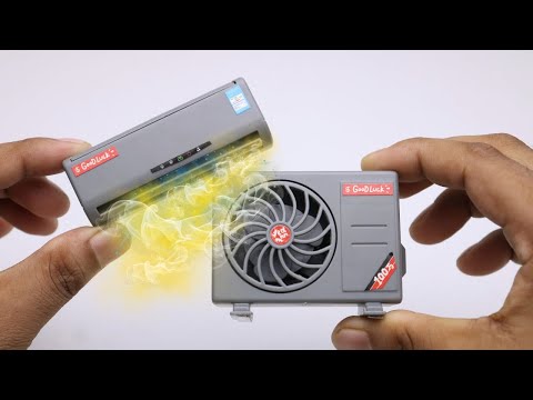 Top China Miniature Air Conditioner Unboxing & Test Video || Best Gadgets Solar AC