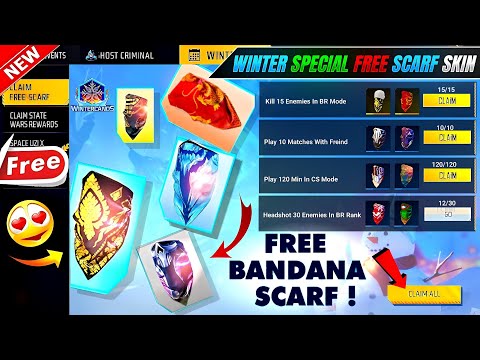 Free Scarf Event Free Fire 2024🤯 | Free Fire New Event | Ff New Event Today | Upcoming new event ff