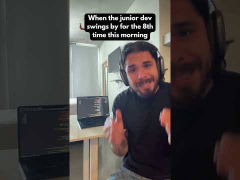 When the Junior Dev Has Unlimited Questions, and You Have No Coffee.