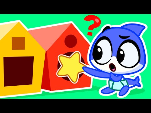 Let's Learn Colors and Shapes ⭐ Baby Learning with Baby Sharks ⭐ Best Educational Cartoons