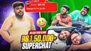 ₹1.5 LAKH + DARE GONE TOO FAR!? @8bit_PitajiPlayz T-SHIRT GONE! 😱