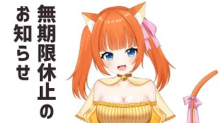 しばらく配信をおやすみします！