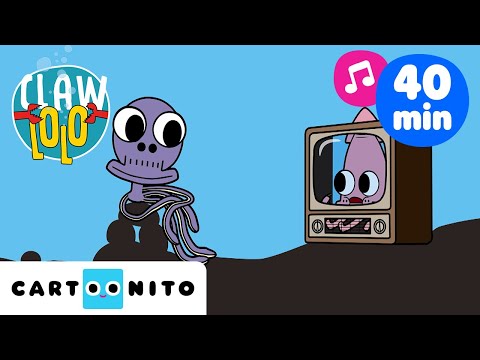 Telewizja głębinowa: przygoda ośmiornicy | Clawlolo 🦀 Muzyczna kompilacja 🎵 specjalna| Cartoonito