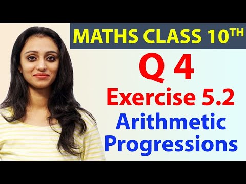 Q 4 Ex 5.2, Arithmetic Progressions, Chapter 5, Maths Class 10th - NCERT