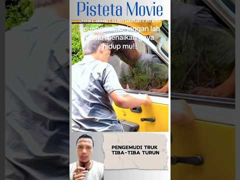 Pengemudi truk tiba tiba turun dari truknya #shorts #pengemudi #truk