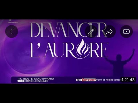 DEVANCER L’AURORE PRIÈRE DU MATIN JÉSUS LE CHEMIN DE MA VIE PASTEUR BIENVENU MANZIONI