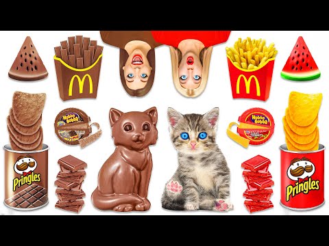 Pink Food vs Chocolate Food Challenge | Epic Food Battle by Multi DO Fun Challenge