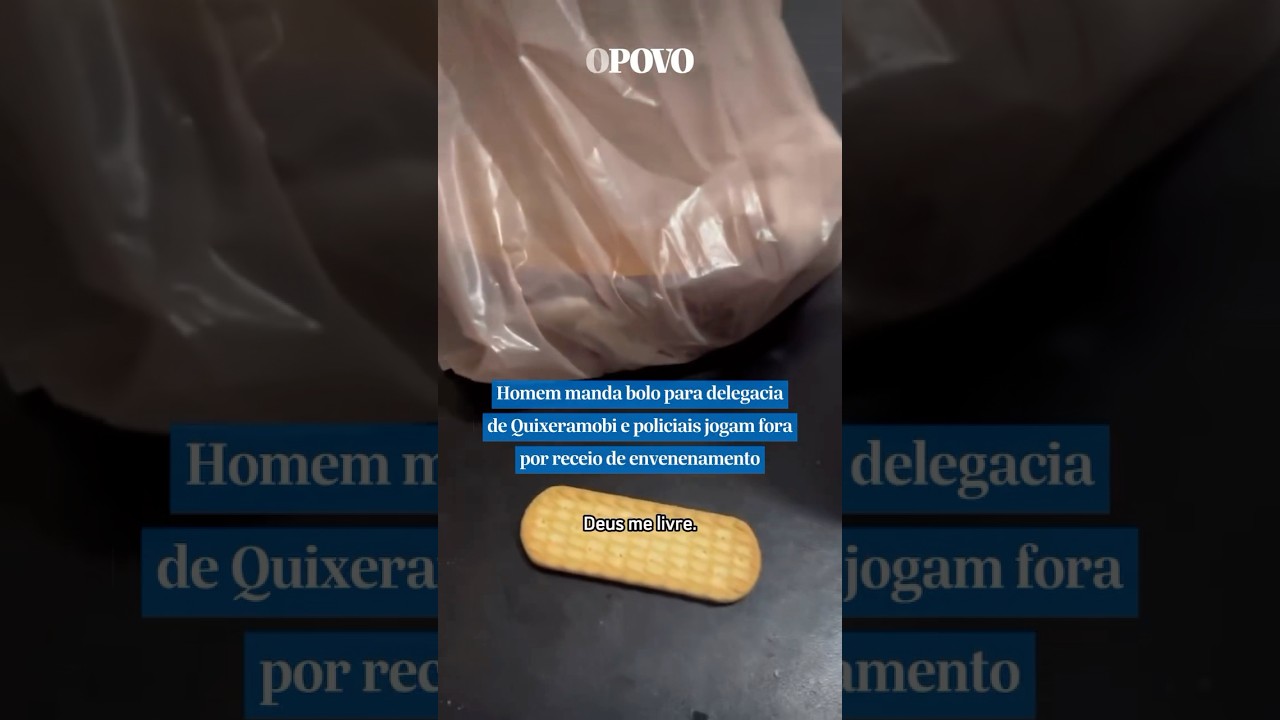 Homem que deixou prisão manda #bolo para delegacia e policiais jogam fora por medo de #envenenamento