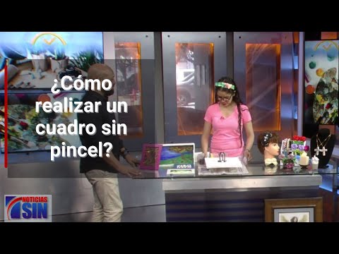 ¿Cómo realizar un cuadro sin pincel?