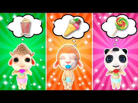 Toddlers Dream of Sweets | Cartoon for Kids | Dolly and Friends - Thailand