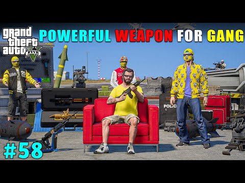 MICHAEL BUYING POWERFULL WEAPON FOR SPARTON GANG | GTA 5 GAMEPLAY #58