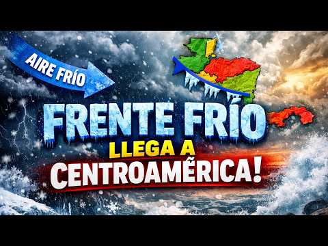 🚨 ALERTA🚨🔔 FRENTE FRÍO LLEGA A CENTROAMÉRICA 🔔  ⚠️  #pronosticodeltiempo #tormenta