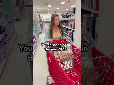 You go shopping in the year 2029. #shorts