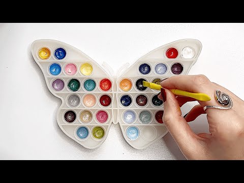 Creating 30 New Metallic Colors with Just Primary Colors: Color Mixing Tutorial #colors #colormixing