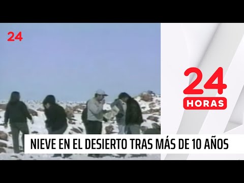 Cayó nieve en el desierto más árido tras más de 10 años