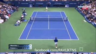 Roger Federer vs Stanislas Wawrinka   Full Highlights ᴴᴰ    US OPEN 2015