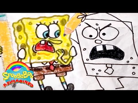 If DoodleBob Fought SpongeBob In REAL LIFE! ✏️ | "Doodle Dimension" | SpongeBob: Reimagined