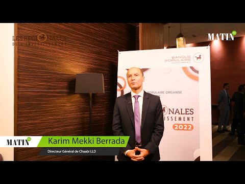Video : Les Régionales de l’investissement 2022-BCP : déclaration de Karim Mekki Berrada