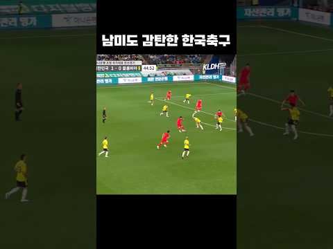 남미도 감탄한 손흥민축구 #shorts
