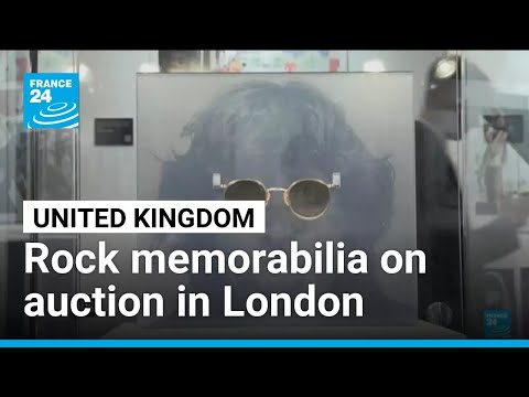 YouTube video thumbnail: Oasis, Lennon and Hendrix Memorabilia on Offer at London Music Auction