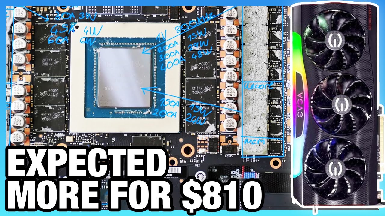 Should Be Better for 810: PCB & VRM Review of EVGA RTX 3080 FTW3 Ultra