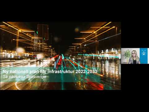 Den nya planen för infrastruktur 2022–2033 – så påverkas Sydsverige