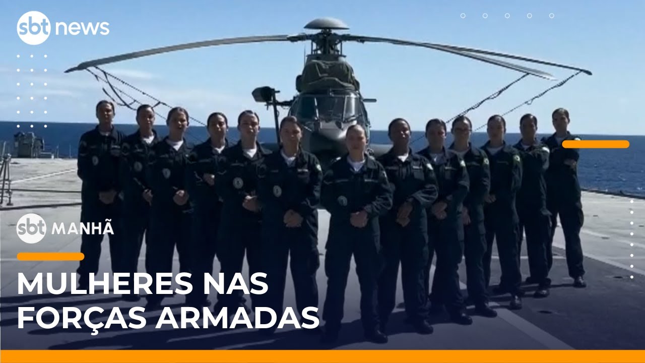 34 mil mulheres se alistam para o serviço militar voluntário no Brasil | #SBTManhã