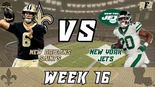 NEW ORLEANS SAINTS VS NEW YORK JETS | LIVE WATCH-A-LONG || COME ON IN