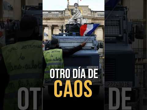 Tensión extrema en PARÍS: 70 <strong>mil</strong> policías y más de 130 DETENIDOS 🇫🇷
