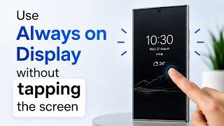 How to Use Always on Display Without Tapping the Screen | How to Enable Always on Display in Samsung