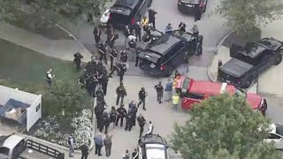 Police respond to a report of an active shooter at Villanova University.