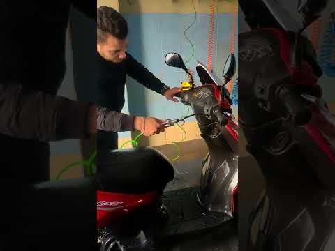 فن غسيل الاسكوتر #ابداع #معلم