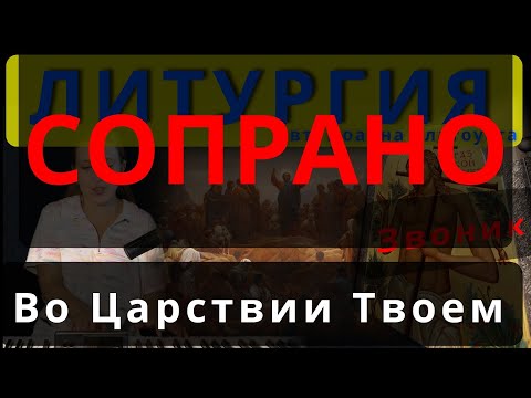 Во Царствии Твоем (Блаженны). Сопрано. Комп. Звоник. #православие #клирос